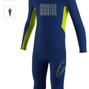 O'Neill Reactor Toddler Full Wetsuit 2mm Kids Wetsuit - Navy
